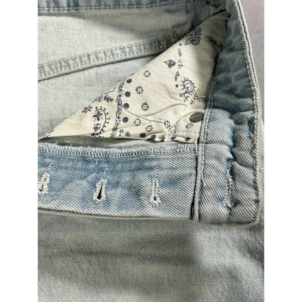 Skirt Free People Tidal Wave Denim women's‎ 27 Small New